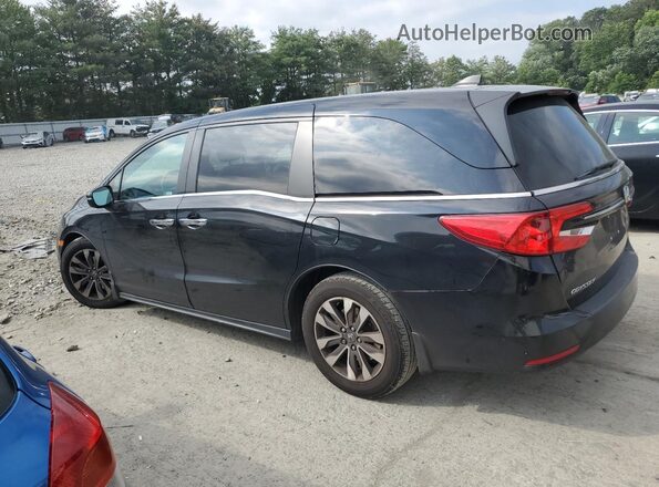 5FNRL6H75MB031254 2021 HONDA ODYSSEY Black Trasero izquierdo