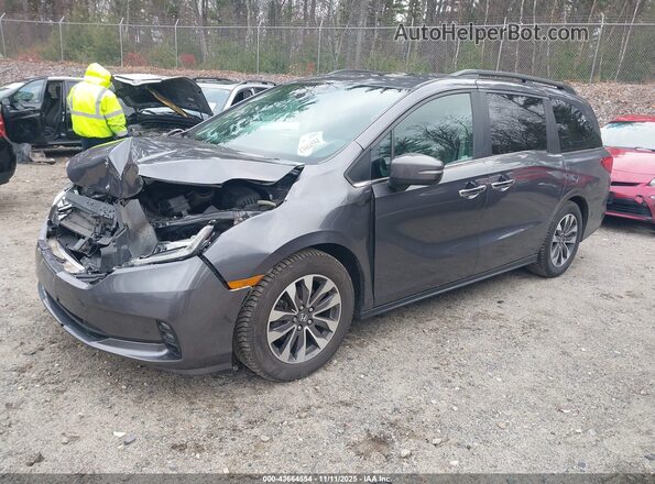 5FNRL6H75NB031904 2022 HONDA ODYSSEY Серый Передняя левая четверть