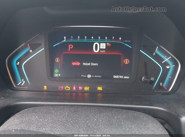 5FNRL6H75NB031904 2022 HONDA ODYSSEY Серый Вид задних сидений