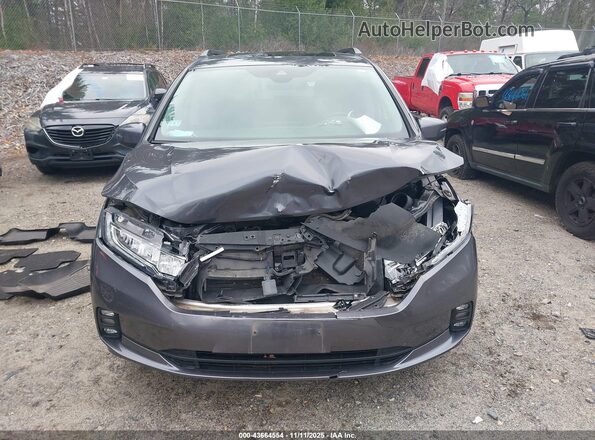5FNRL6H75NB031904 2022 HONDA ODYSSEY Серый Вид задней части салона