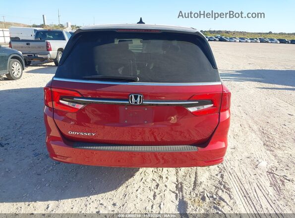 5FNRL6H76NB000497 2022 HONDA ODYSSEY Red 