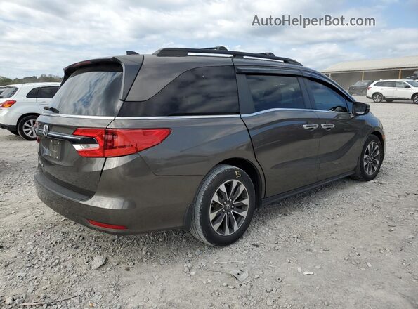5FNRL6H76NB052180 2022 HONDA ODYSSEY Brown Tył prawy