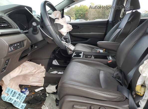5FNRL6H76NB052180 2022 HONDA ODYSSEY Brown Widok wnętrza z przodu
