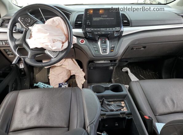 5FNRL6H76NB052180 2022 HONDA ODYSSEY Brown Widok deski rozdzielczej