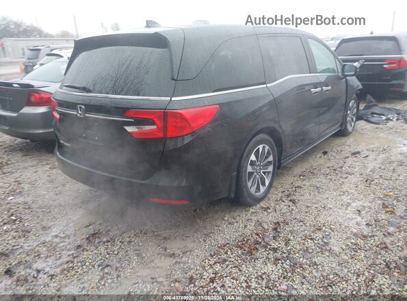 5FNRL6H76NB066337 2022 HONDA ODYSSEY Black Trasero derecho