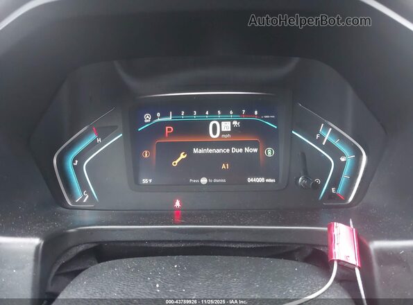5FNRL6H76NB066337 2022 HONDA ODYSSEY Black Vista de los asientos traseros