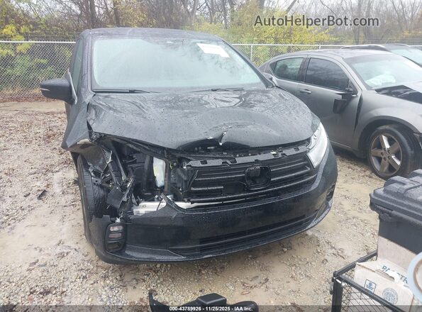 5FNRL6H76NB066337 2022 HONDA ODYSSEY Black Vista interior trasera