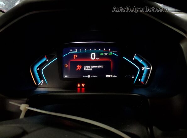 5FNRL6H79LB012026 2020 HONDA ODYSSEY Brown Вид щитка приладів