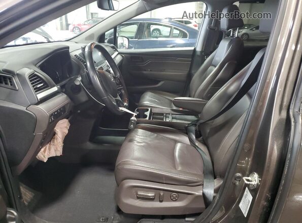 5FNRL6H79LB012026 2020 HONDA ODYSSEY Brown Вид салону спереду