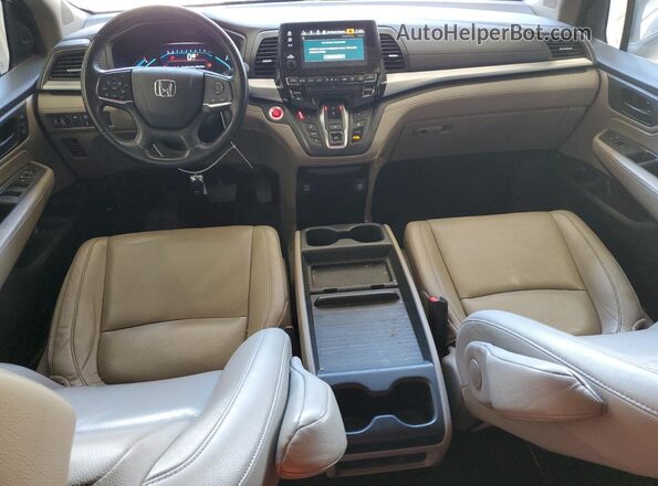 5FNRL6H7XMB026440 2021 HONDA ODYSSEY Белый Вид панели приборов