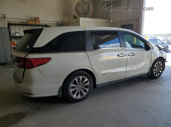 5FNRL6H7XMB026440 2021 HONDA ODYSSEY Белый Задняя правая четверть