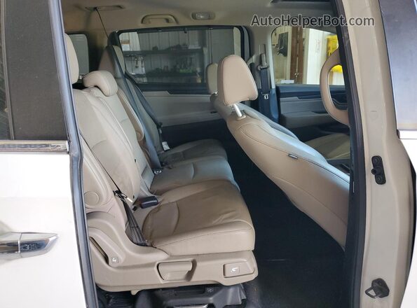 5FNRL6H7XMB026440 2021 HONDA ODYSSEY Белый Вид задней части салона