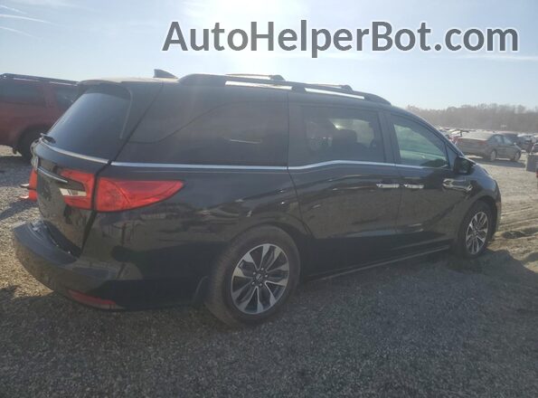 5FNRL6H7XNB017366 2022 HONDA ODYSSEY Black Rear right