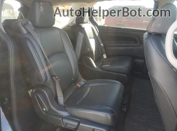 5FNRL6H7XNB017366 2022 HONDA ODYSSEY Black Rear interior view