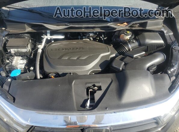 5FNRL6H7XNB017366 2022 HONDA ODYSSEY Black Engine compartment view