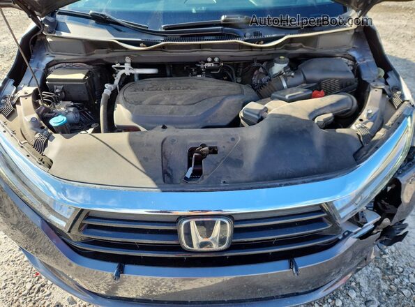 5FNRL6H80MB004102 2021 HONDA ODYSSEY Gray Widok komory silnika