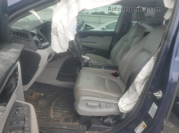 5FNRL6H81MB032104 2021 HONDA ODYSSEY Blue წინა სალონის ხედი