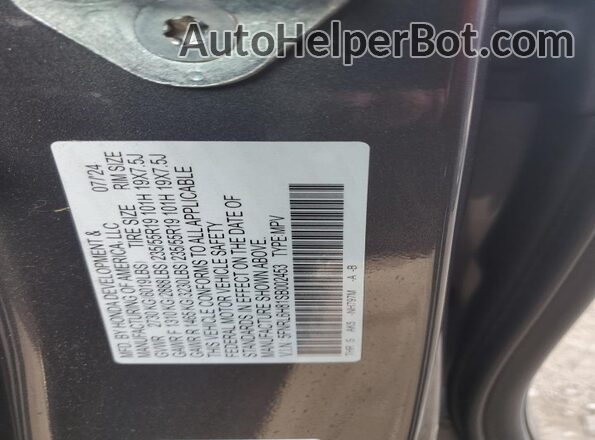 5FNRL6H81SB002453 2025 HONDA ODYSSEY Gray 