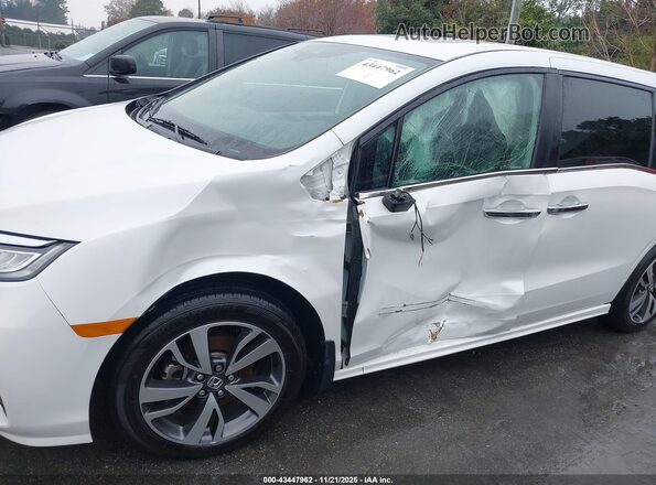 5FNRL6H82NB009819 2022 HONDA ODYSSEY White წინა ხედი