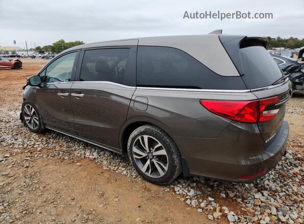 5FNRL6H82NB037300 2022 HONDA ODYSSEY Gray Հետևի ձախ