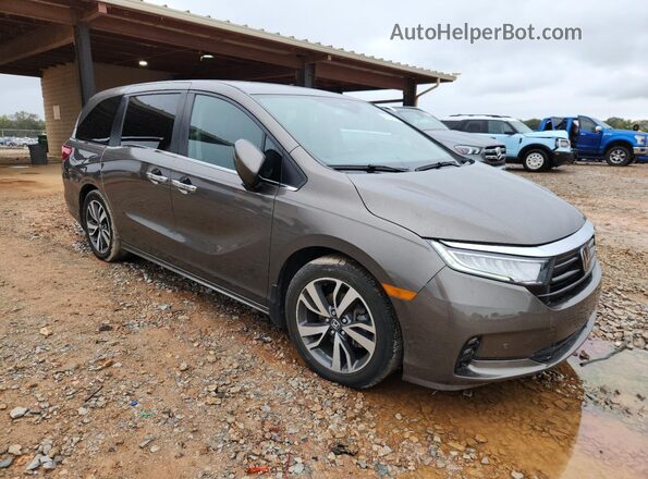 5FNRL6H82NB037300 2022 HONDA ODYSSEY Gray Առջևի աջ
