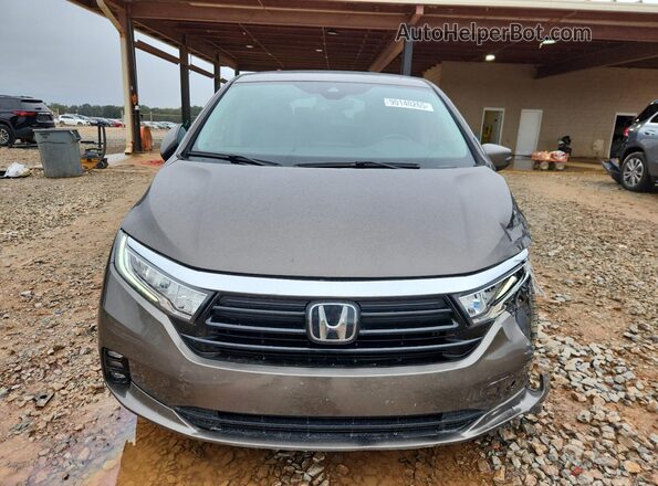 5FNRL6H82NB037300 2022 HONDA ODYSSEY Gray Դիմացի տեսք