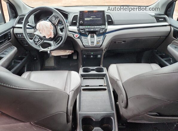 5FNRL6H82NB037300 2022 HONDA ODYSSEY Gray Առջևի վահանակի տեսք