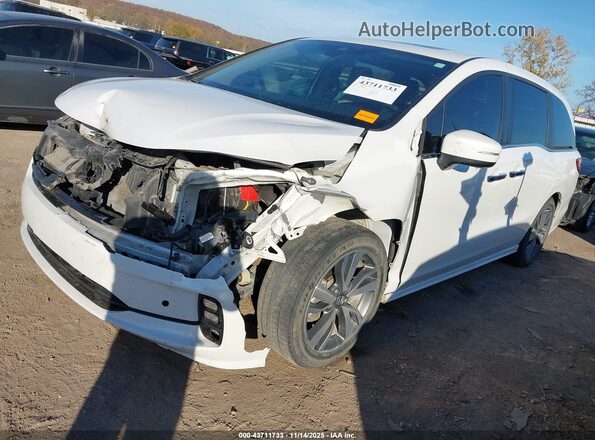 5FNRL6H82PB016580 2023 HONDA ODYSSEY Белый Передняя левая четверть