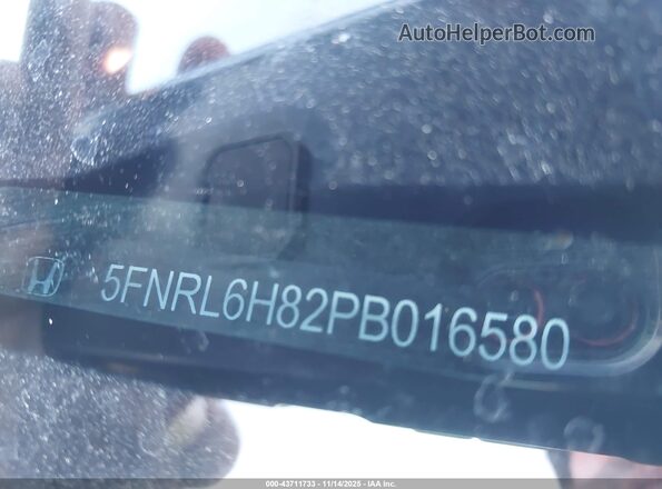 5FNRL6H82PB016580 2023 HONDA ODYSSEY Белый Вид подкапотного пространства
