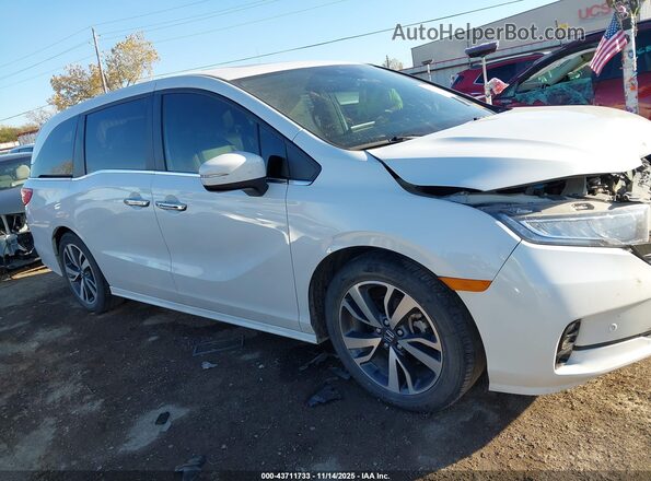5FNRL6H82PB016580 2023 HONDA ODYSSEY Белый Вид задней части салона