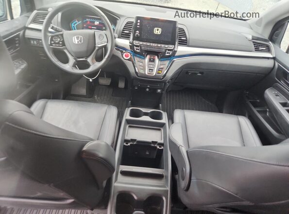 5FNRL6H83PB005863 2023 HONDA ODYSSEY Gray Widok deski rozdzielczej