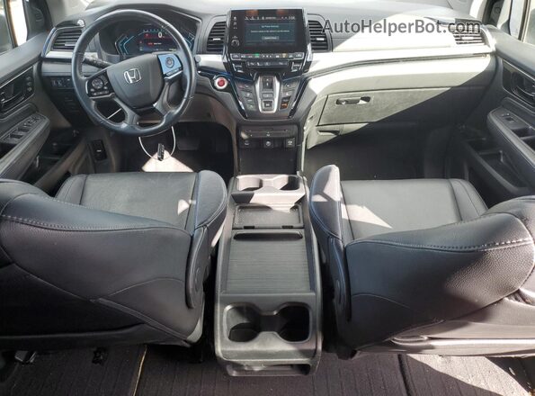 5FNRL6H84MB030394 2021 HONDA ODYSSEY Gray Widok deski rozdzielczej