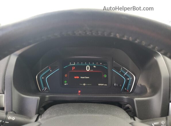 5FNRL6H84MB030394 2021 HONDA ODYSSEY Gray Widok zestawu wskaźników