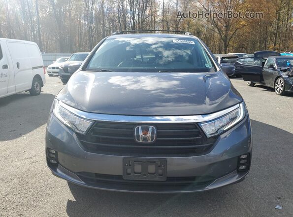 5FNRL6H84MB030394 2021 HONDA ODYSSEY Gray Widok z przodu