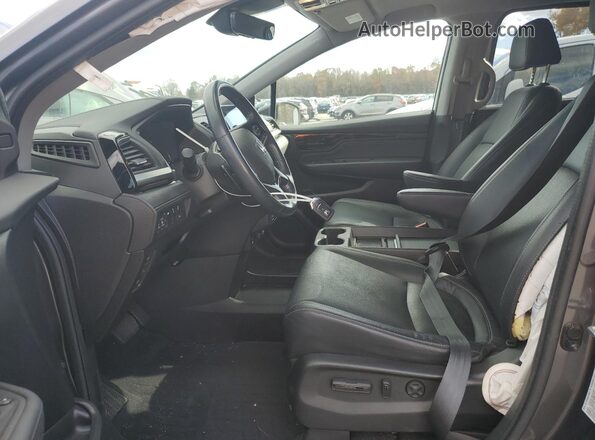 5FNRL6H84MB030394 2021 HONDA ODYSSEY Gray Widok wnętrza z przodu