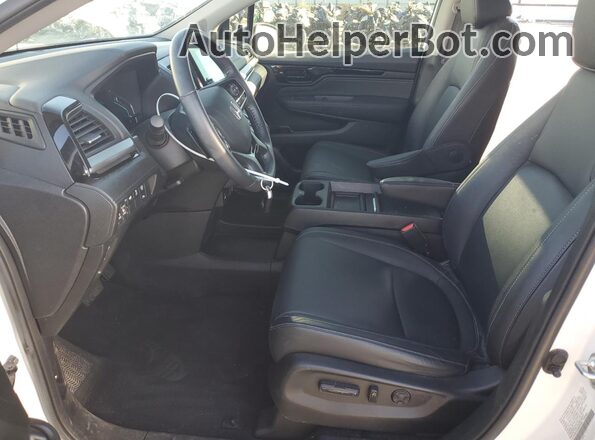 5FNRL6H84NB056382 2022 HONDA ODYSSEY White Widok wnętrza z przodu