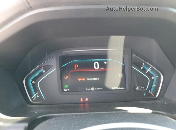 5FNRL6H84PB032909 2023 HONDA ODYSSEY Silver Instrument cluster view