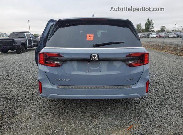 5FNRL6H84SB069709 2025 HONDA ODYSSEY Turquoise Vista trasera