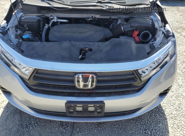 5FNRL6H85RB006368 2024 HONDA ODYSSEY Silver Vista del compartimento del motor