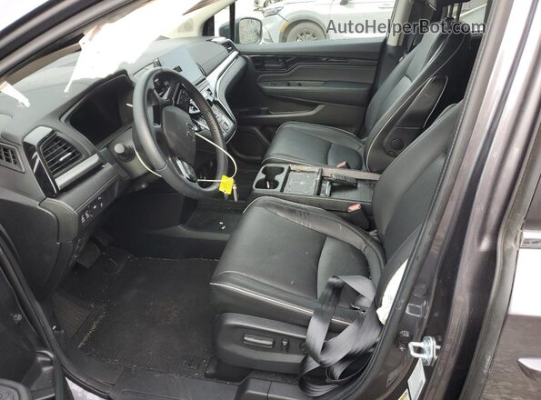 5FNRL6H85SB014394 2025 HONDA ODYSSEY Gray Widok wnętrza z przodu