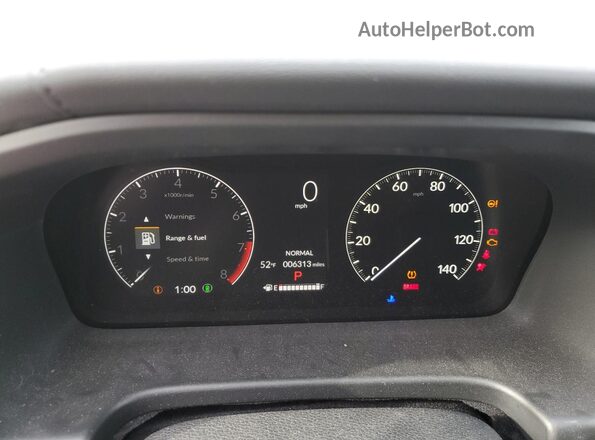 5FNRL6H85SB014394 2025 HONDA ODYSSEY Gray Widok zestawu wskaźników