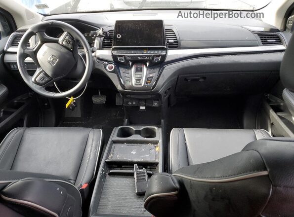 5FNRL6H85SB014394 2025 HONDA ODYSSEY Gray Widok deski rozdzielczej