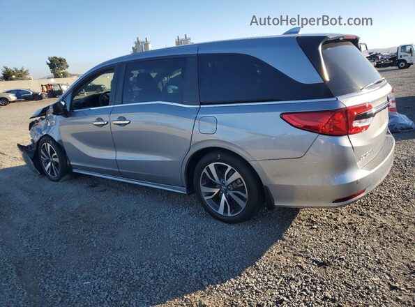 5FNRL6H86NB056268 2022 HONDA ODYSSEY Gray Rear left