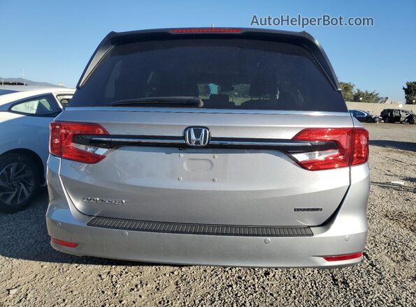 5FNRL6H86NB056268 2022 HONDA ODYSSEY Gray Rear view