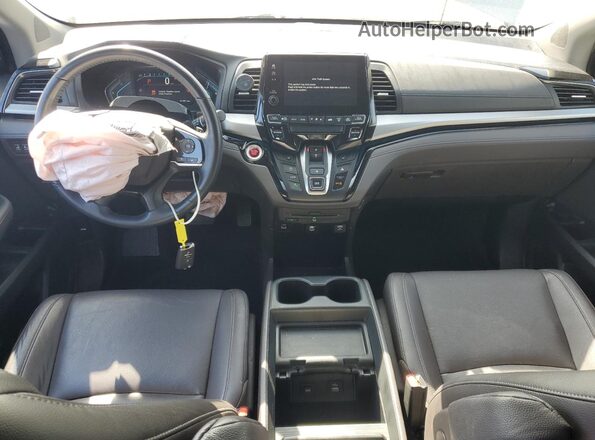 5FNRL6H86NB056268 2022 HONDA ODYSSEY Gray Dashboard view