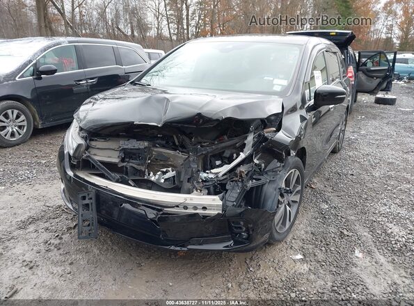 5FNRL6H86NB058750 2022 HONDA ODYSSEY Black Widok z przodu
