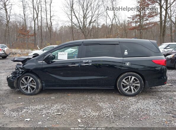 5FNRL6H86NB058750 2022 HONDA ODYSSEY Black Widok wnętrza 360 stopni