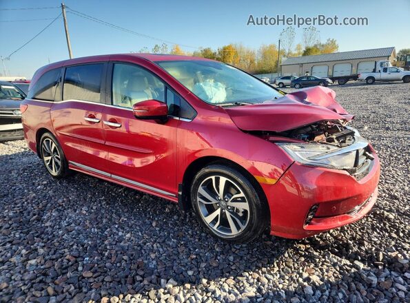5FNRL6H87RB037797 2024 HONDA ODYSSEY Red Передня права чверть