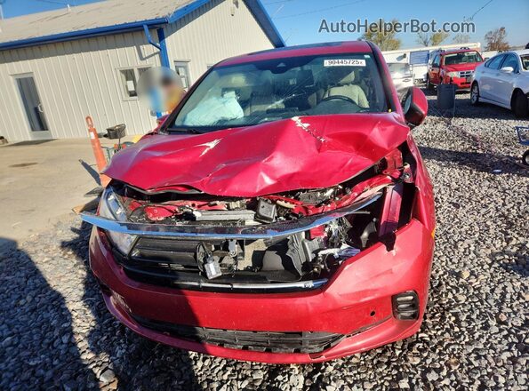 5FNRL6H87RB037797 2024 HONDA ODYSSEY Red Вид спереду