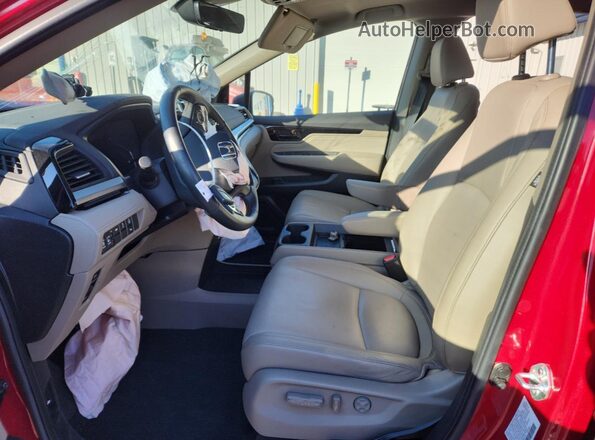 5FNRL6H87RB037797 2024 HONDA ODYSSEY Red Вид салону спереду